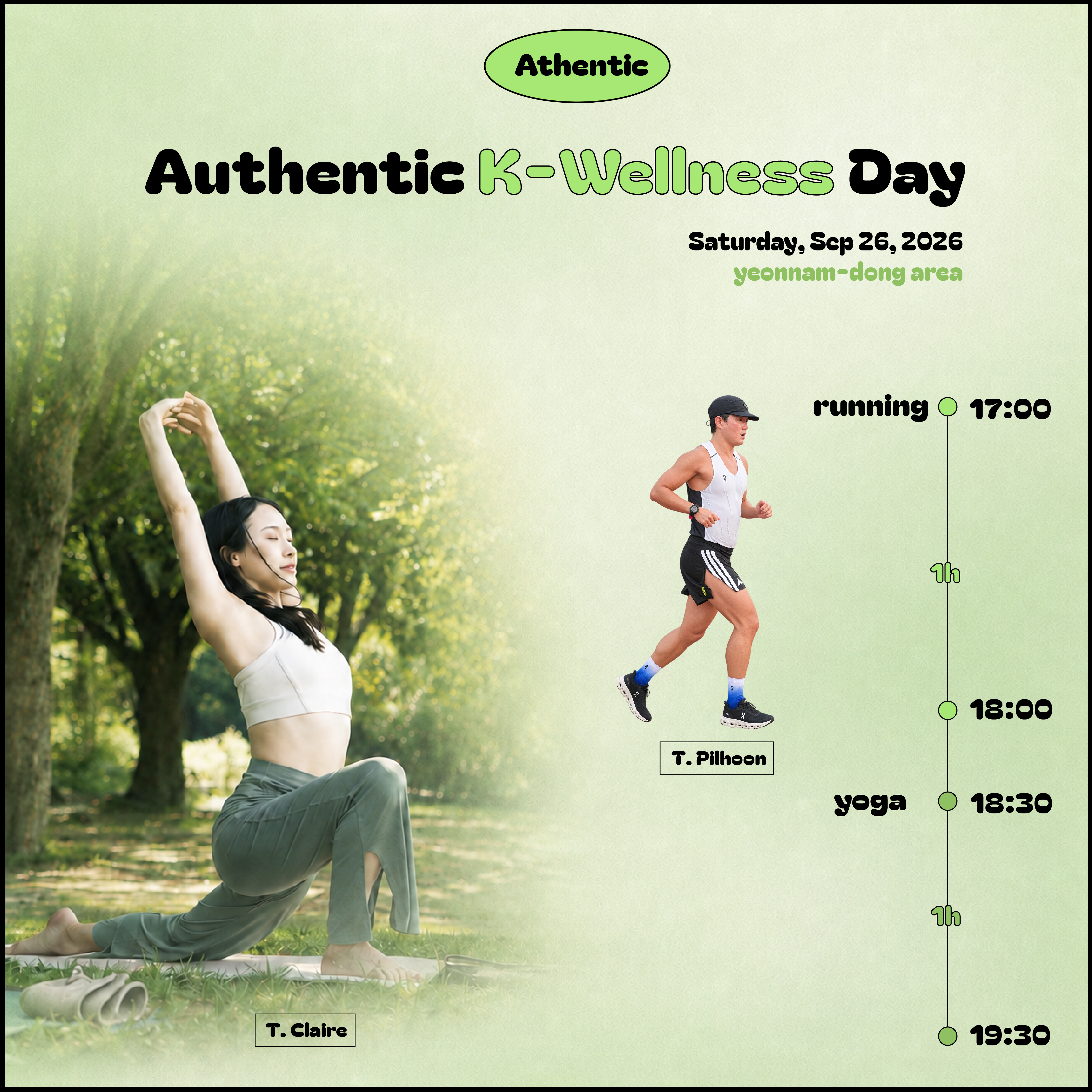 Authentic K-Wellness Day event poster